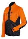 Jack, DYNAMIC, maat M, antraciet/refl. oranje