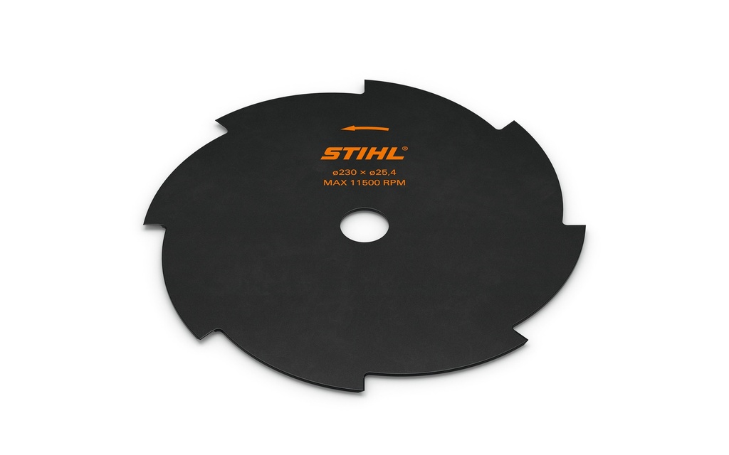 Stihl Bosmaaiers Grassnijblad, 8 snijkanten, 230mm