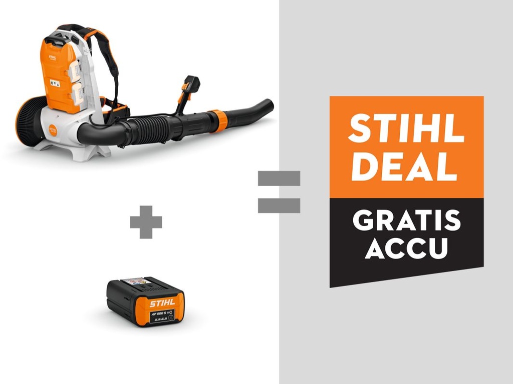 Stihl BGA300 actie