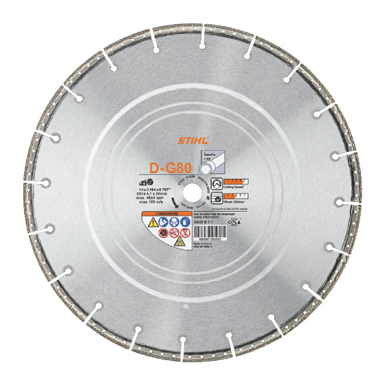 Stihl Doorslijpers Diamant-doorslijpschijf, Ø 300mm, D-G80